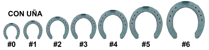 HERRADURAS DE CABALLO CON UÑA